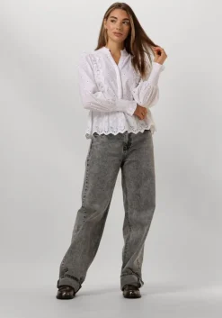 witte neo noir blouses maviana emb blouse