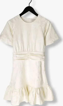 witte neo noir mini jurk sulli jacquard dress