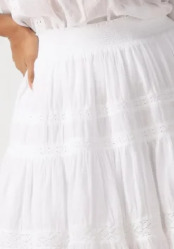 witte neo noir minirok callia s voile skirt
