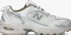 witte new balance lage sneakers u530