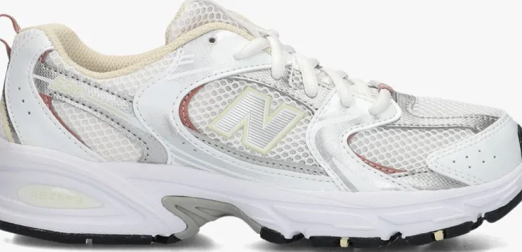 witte new balance lage sneakers gr530