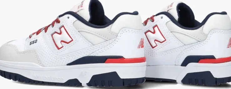 witte new balance lage sneakers psb550