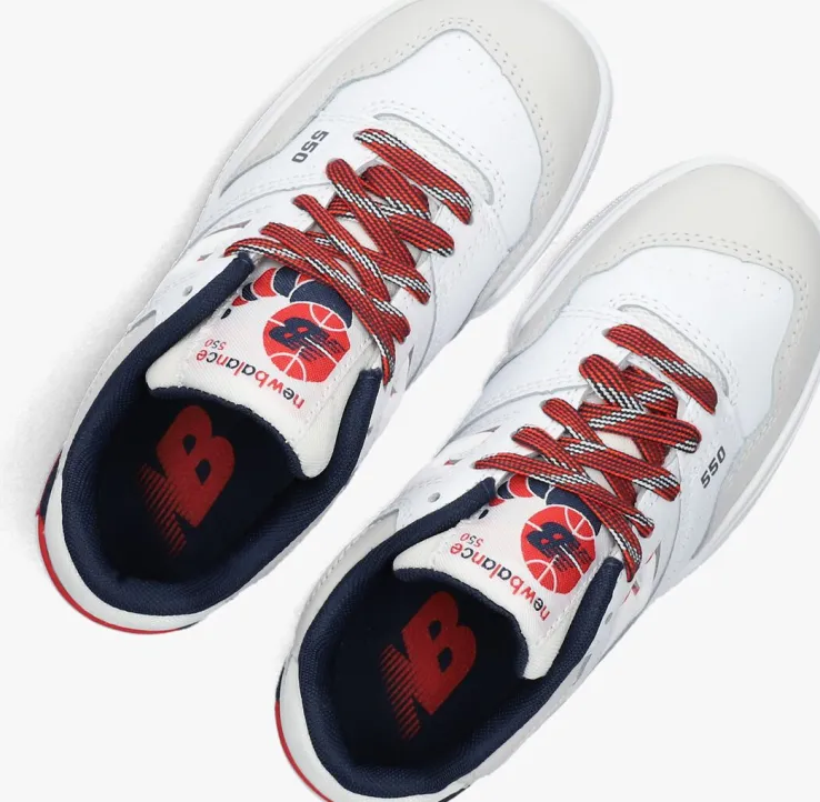 witte new balance lage sneakers psb550