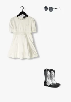 witte nik & nik mini jurk kira dress