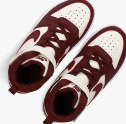 witte nike hoge sneakers court borough mid 2 (psv)