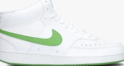 witte nike hoge sneakers court vision mid wmns