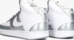 witte nike hoge sneakers nike court vision mid wmns