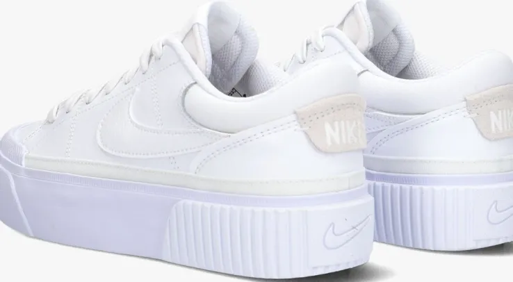 witte nike lage sneakers wmns court legacy lift