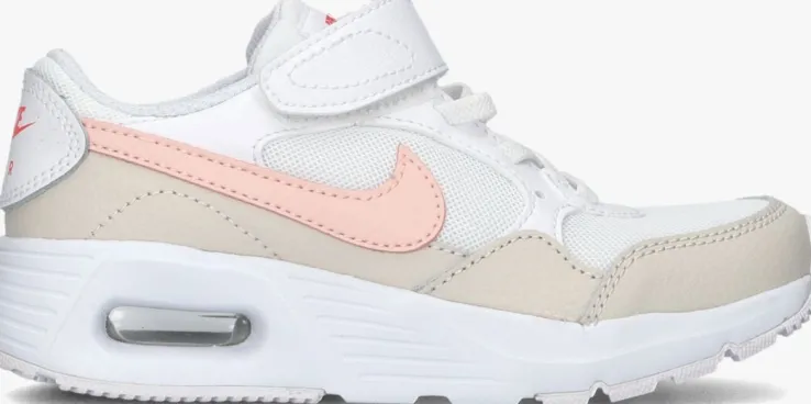 witte nike lage sneakers nike air max sc (psv)