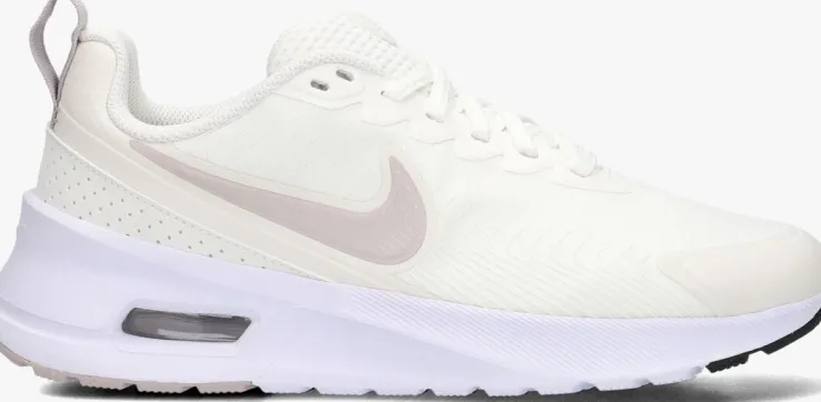 witte nike lage sneakers nike air max nuaxis