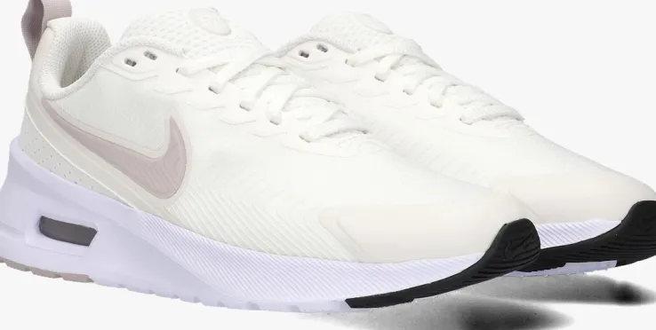 witte nike lage sneakers nike air max nuaxis
