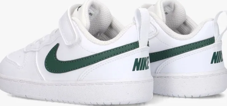 witte nike lage sneakers court borough low recraft (td)
