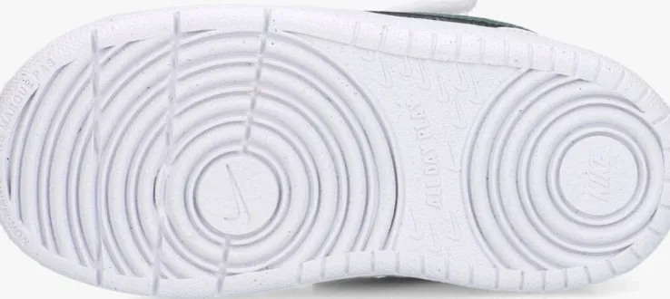 witte nike lage sneakers court borough low recraft (td)