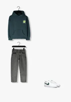 witte nike lage sneakers court borough low recraft (gs)