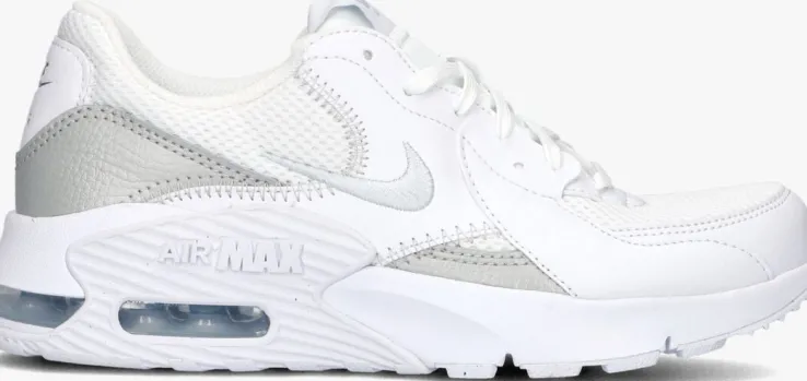 witte nike lage sneakers air max excee wmns