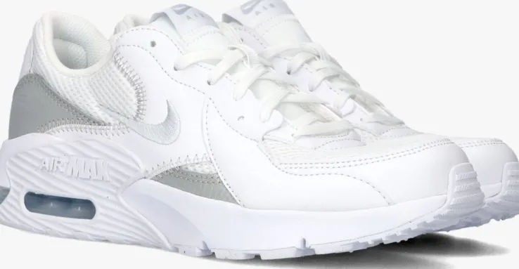 witte nike lage sneakers air max excee wmns