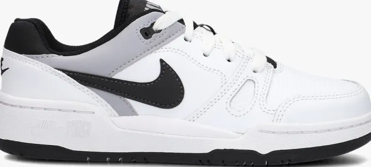 witte nike lage sneakers nike full force lo (gs)