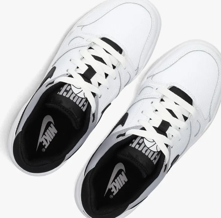 witte nike lage sneakers nike full force lo (gs)