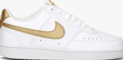 witte nike lage sneakers court vision low wmns