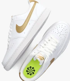 witte nike lage sneakers court vision low wmns