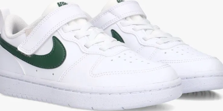 witte nike lage sneakers court borough low recraft (ps)