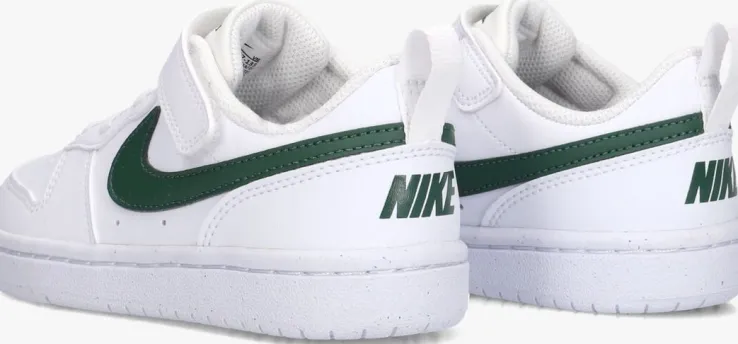 witte nike lage sneakers court borough low recraft (ps)