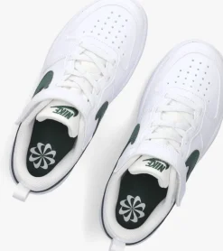 witte nike lage sneakers court borough low recraft (ps)