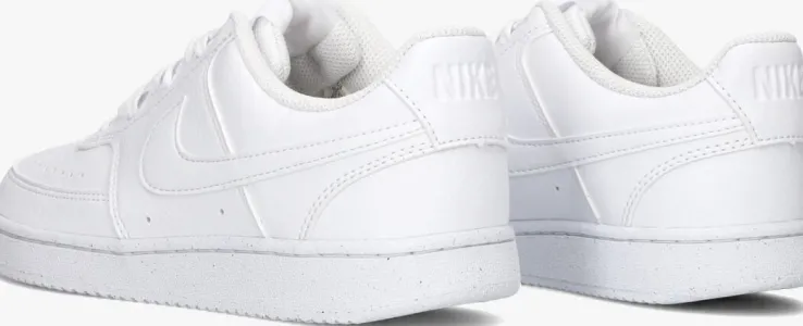 witte nike lage sneakers court vision low wmns