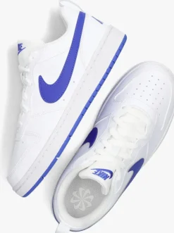 witte nike lage sneakers court borough low recraft