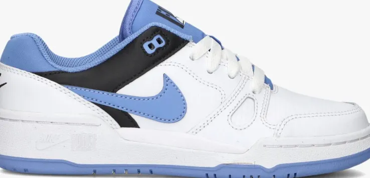 witte nike sneakers full force lo (gs)