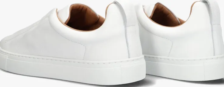 witte nokwol lage sneakers connor