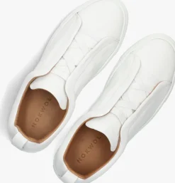 witte nokwol lage sneakers connor