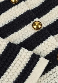 witte nono vest aiko striped cardigan