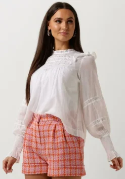 witte notre-v blouses voile blouse