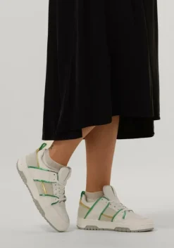 witte notre-v lage sneakers 06-351