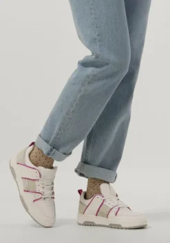 witte notre-v lage sneakers 06-351