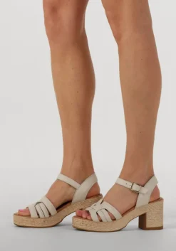 witte notre-v sandalen met hak as-2000