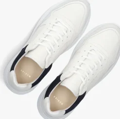 witte nubikk lage sneakers rock road wave