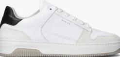 witte nubikk lage sneakers basket court