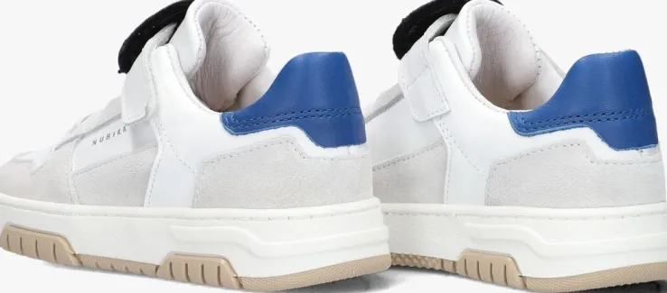 witte nubikk lage sneakers basket court jr