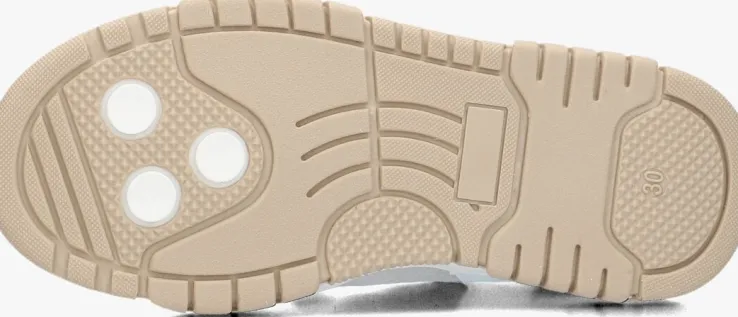 witte nubikk lage sneakers basket court jr