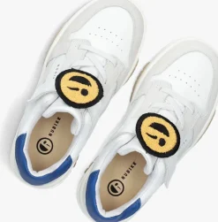 witte nubikk lage sneakers basket court jr