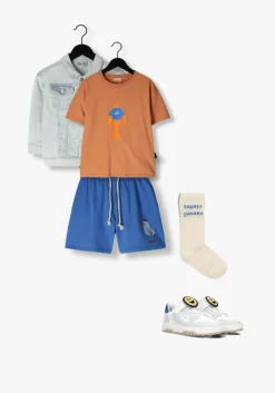 witte nubikk lage sneakers basket court jr