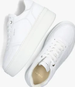 witte nubikk lage sneakers bayou platform