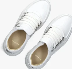witte nubikk lage sneakers roque roman men