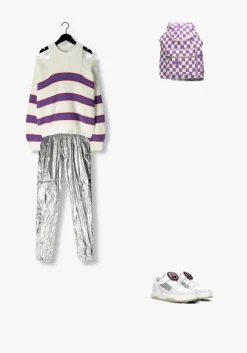 witte nubikk lage sneakers basket court jr g