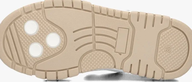 witte nubikk lage sneakers basket court jr g