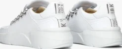 witte nubikk lage sneakers roque roman heren
