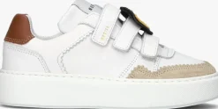 witte nubikk lage sneakers vince straps k