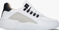 witte nubikk lage sneakers roque roman men